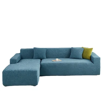 Hot new thickened chenille solid color series 1/2/3/4/seat dustproof elastic sofa cover
