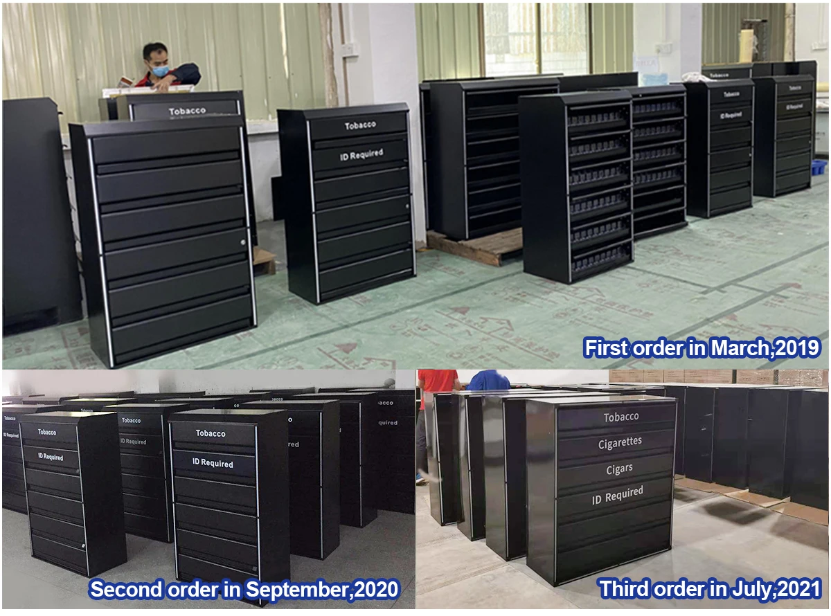 Multipurpose Gas Station Tobacco Cigarette Smoke Shop Wholesale Display