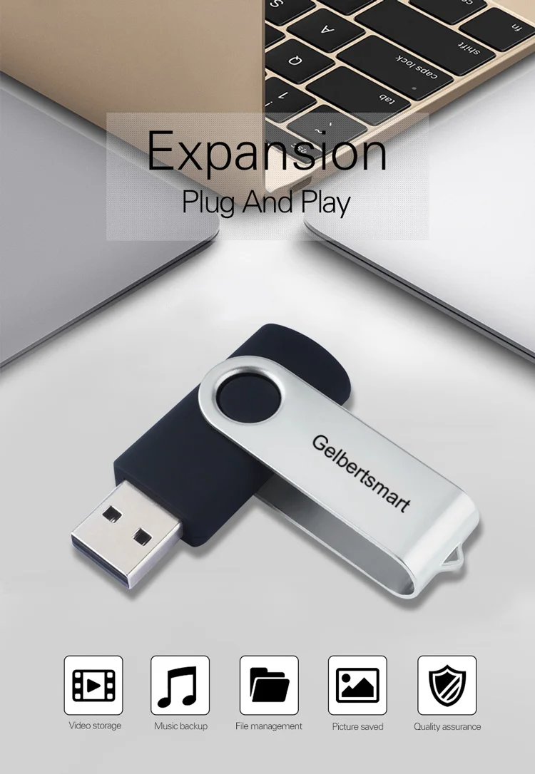 OTG Type C Usb Flash Drive 16GB Metal Usb Stick 32GB 64GB 128GB Pendrive Usb 2.0 Pen Drive U Disk - ANKUX.COM