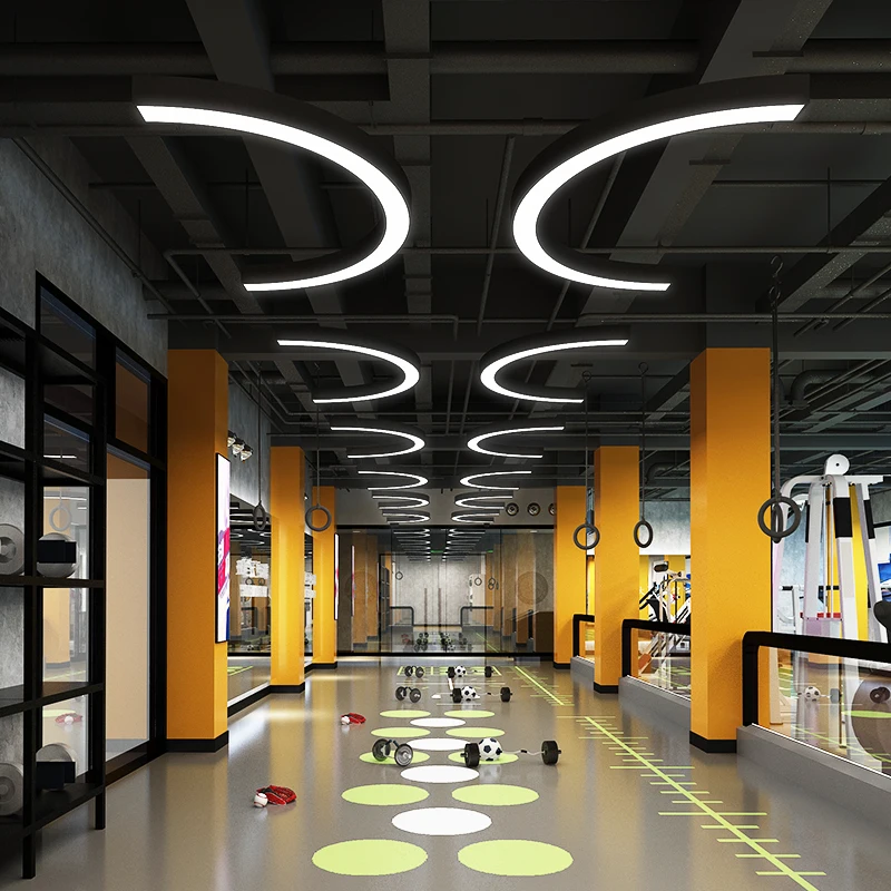 Kare Demir Avize LED 4000k Oda Aydınlatması Spor Salonu İnternet Kafe Alışveriş Merkezi Koridoru Endüstriyel Rüzgar Askısı Küçük