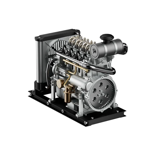 TECHING Handmade DIY Assembling DM115 Mini Four-cylinder Engine Model/Mini Engine Mechanical Toy