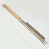 SILVERRubber wood original color handle stainless steel wire