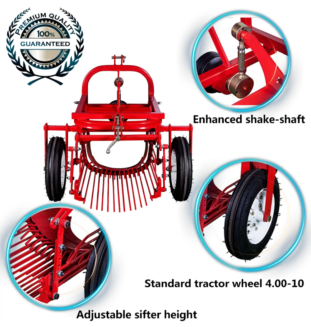 Tractor 3pt Mounted Single Row Potato Harvester Digger for wholesale