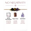 Multicolored No Negativity Bracelet