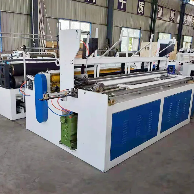 Compact Automatic Toilet Paper Roll Making Machine Production Line with Wrapping Machinery