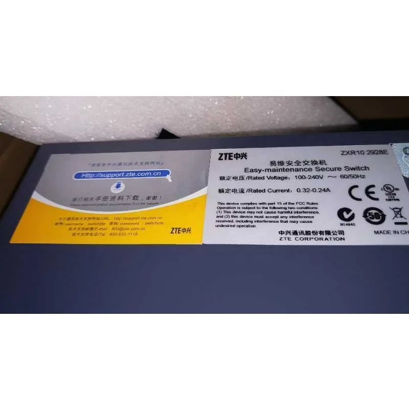 ZXR10 2918E 2928E Switches - Reliable and Efficient Networking