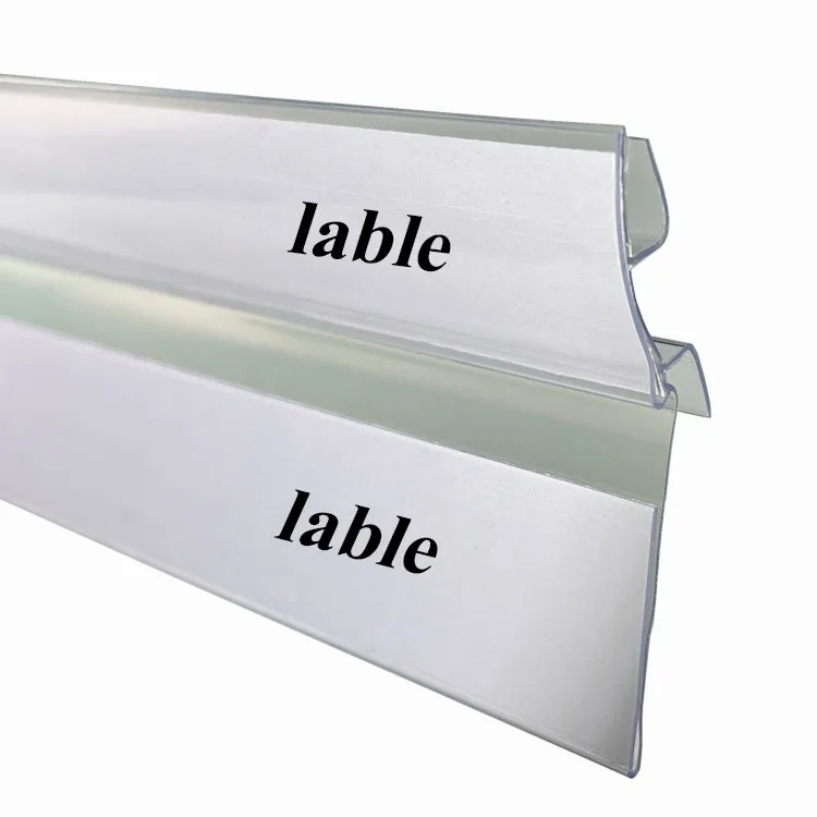 Factory Custom Data Strip Price Strips Plastic Price Label Holder Pvc