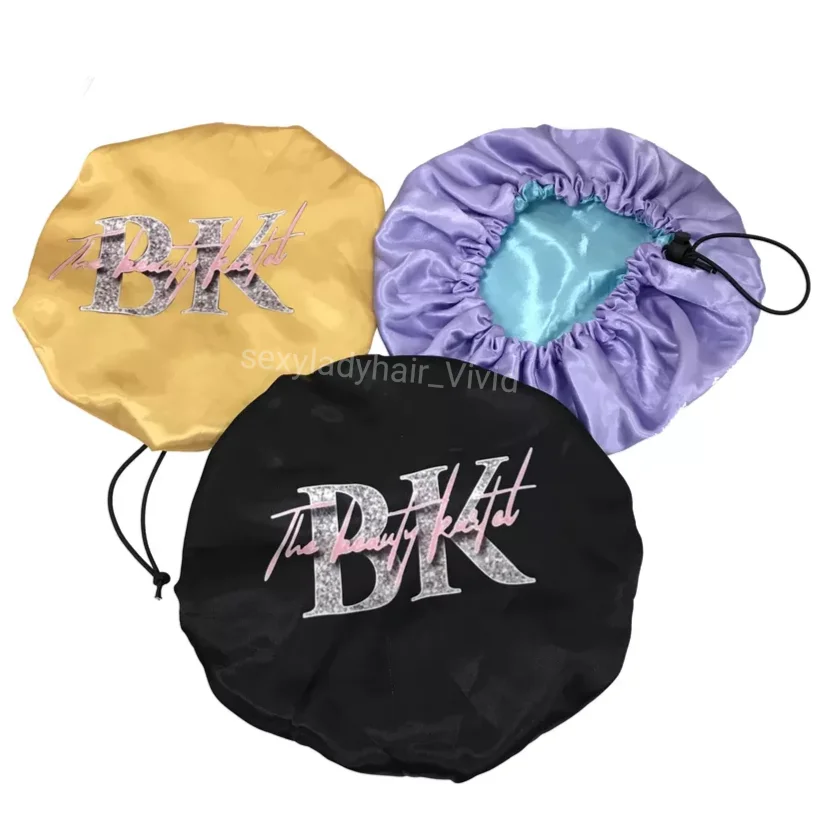 Satin Reversible Hair Bonnet - LV Logo Inspired – Designs By Lan