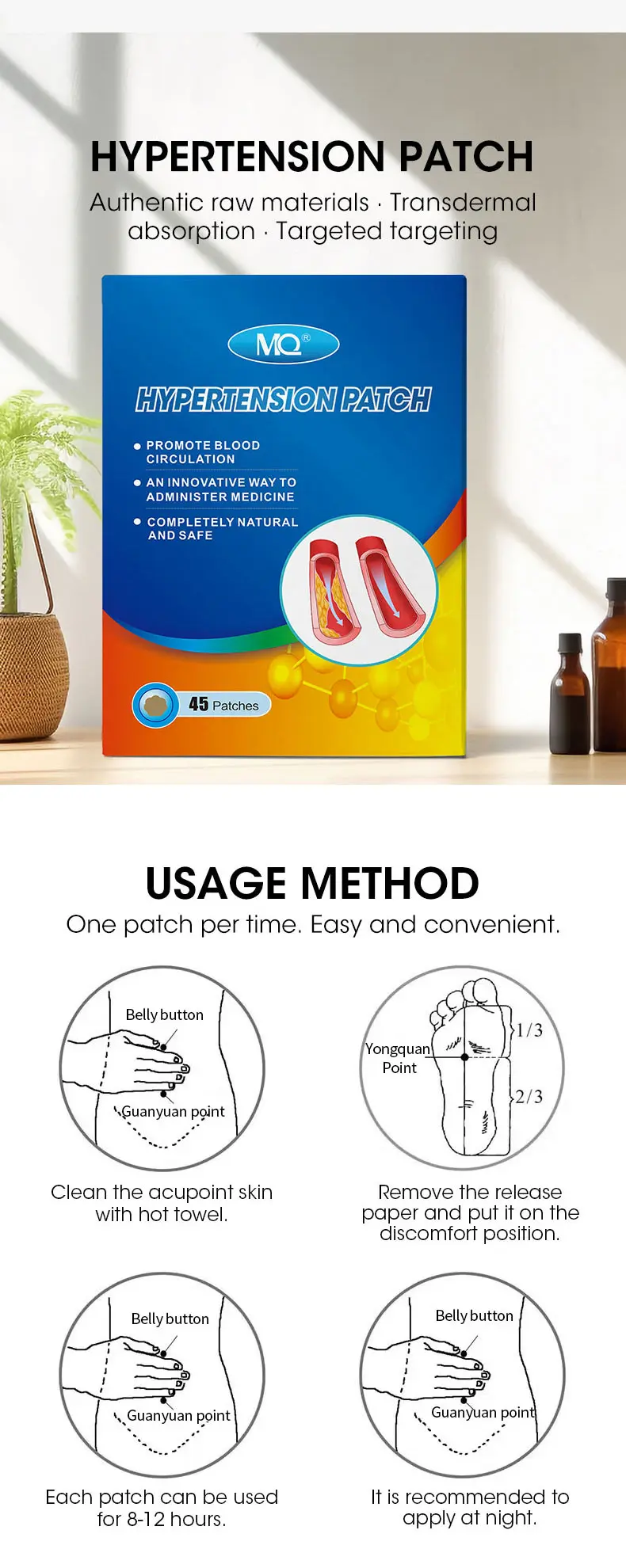 Tik Tok Relief Hypertension Patch Good Effective Traditional Herbal tik-tok-relief-hypertension-patch-good-effective-traditional-herbal