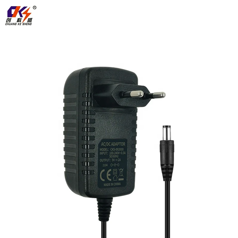 2025 High-Efficiency 9V 2A Plug-In Power Adapters Easy and Convenient Connection