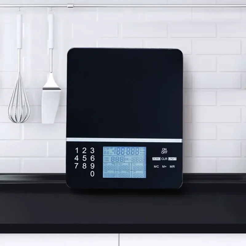 CE Digital Kichen Scale 5kg Nutritional Calculator Food Grade Tempered Glass Food Scale Nutrition Food Scale