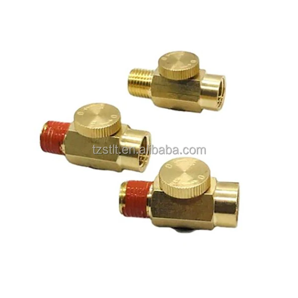 Air Regulator Pressure Adjustable Solid Brass 1/4" NPT Fitting For Air Tools 