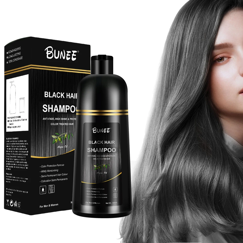 Wholesale Instant Gray Hair Color Dye Treatment White To Black Cover  Shampoo - Buy Hair Dye Shampoo,Black Hair Shampoo,Gray Hair Color Dye  Treatment Product on 