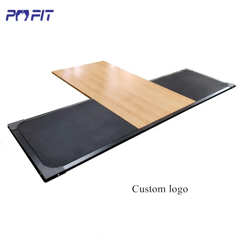 Durable Rubber & Steel Powerlifting Platform for Weight