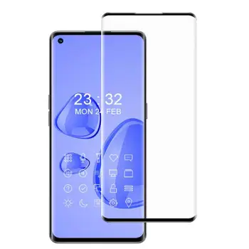 3D Curved Full Glue Full Cover Tempered Glass Screen Protector for Oppo Reno 6 Pro 5G Reno 5 4 3 Pro Nex 3 Find X X2 X3 Pro