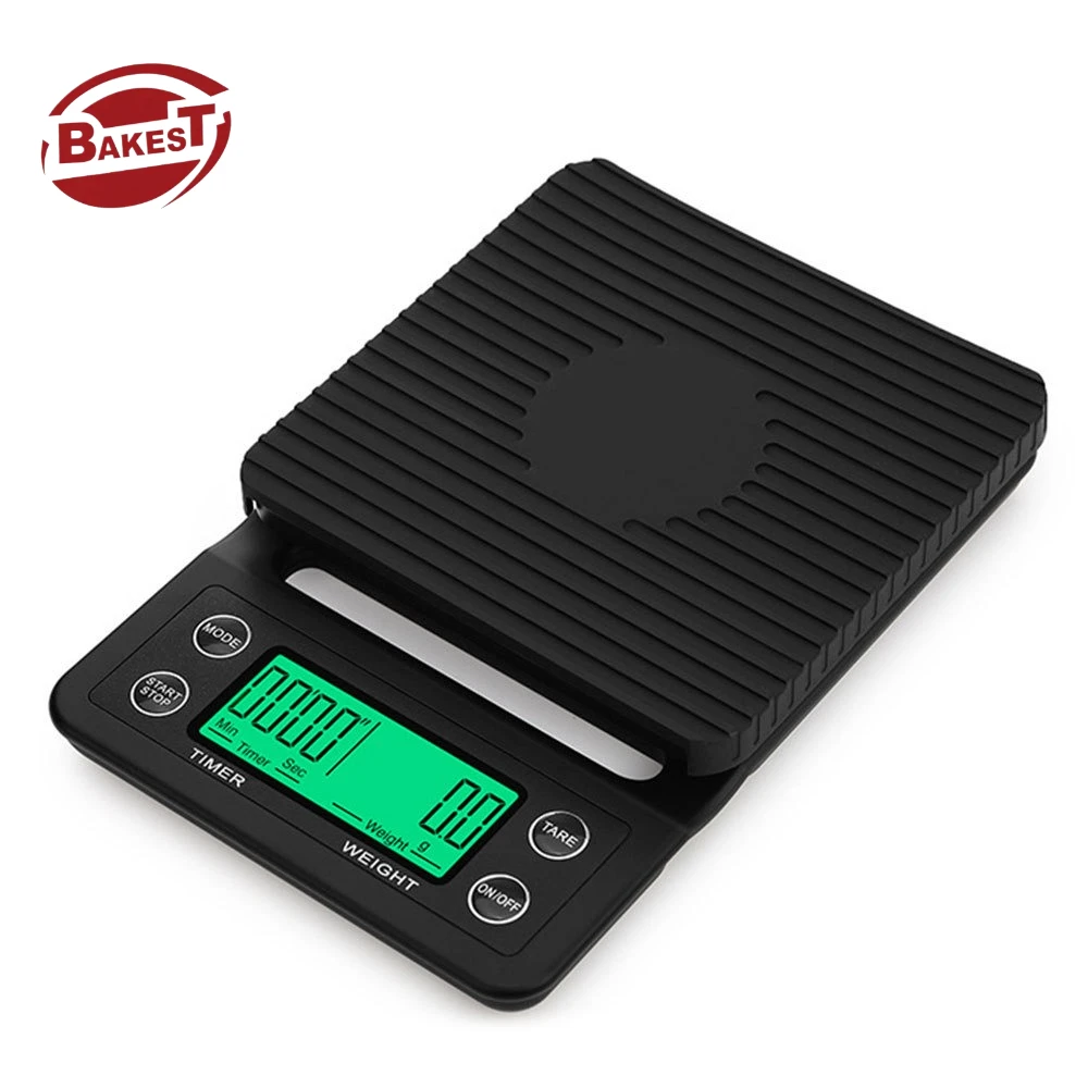 High-Precision 5KG/0.1G Hand-Brewed Coffee Electronic Scale Eco-Friendly Baking Scale Multi-FUNCTIONAL