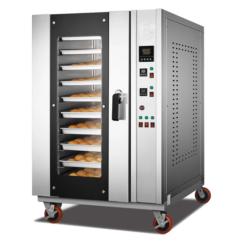 5 8 10 лотков Коммерческая газовая конвекционная печь с горячим