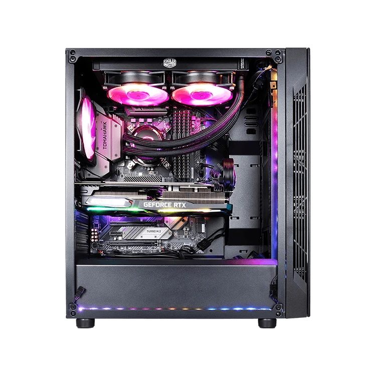 MSI MAG VAMPIRIC 010 X PCケース MSI MAG VAMPIRIC 010 Mid Tower Gaming Case - Black & ARGB