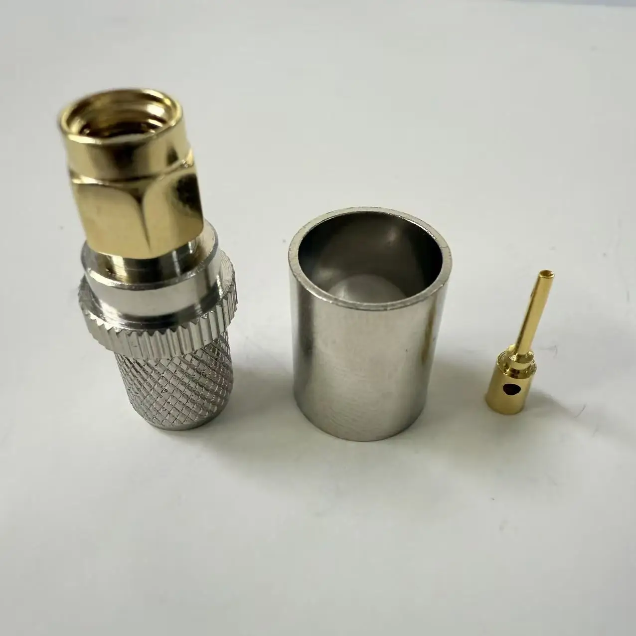 product factory price rp sma c j7 coaxial connector rp sma male connector crimp 400 rg8 rg213 cable communication-1