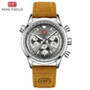 1 quadrante grigio argento custodia cintura in pelle