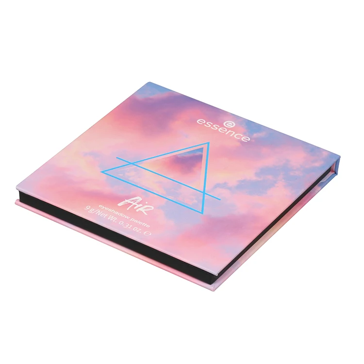 Оптовая продажа личная этикетка персонализированная пустая дешевая нейтральная мини-упаковка для книг магнитная палитра теней