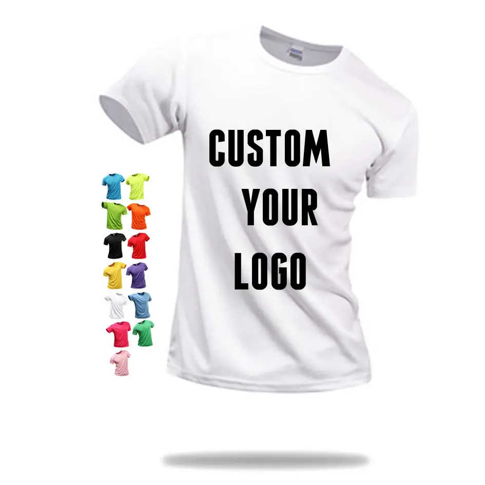 Dry Fit T Shirt 100 Polyester T Shirt Sublimation Blanks Tshirt With