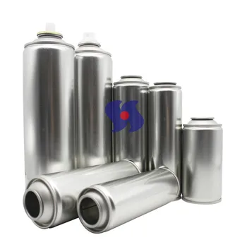 Wholesale Butane Gas Cartridge Empty Aerosol Metal Tin Can for Fire Extinguisher Empty Tin Can