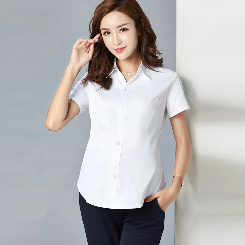 Blusa de maternidad para mujer embarazada, uniforme de trabajo