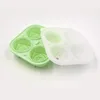 4 cavità forma di rosa verde