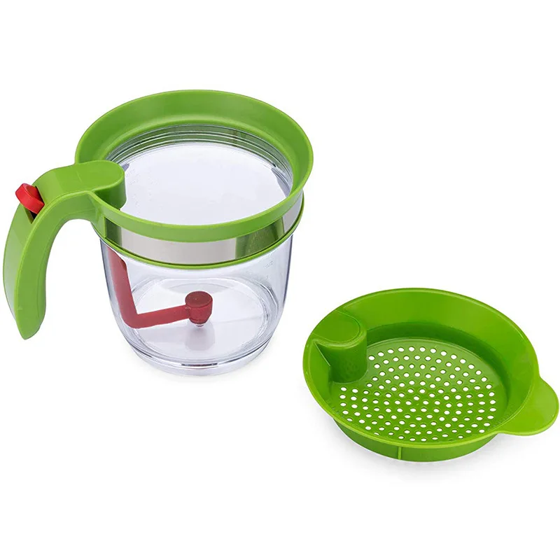 Newinhome 4 Cups Gravy Fat Separator Plastic Cooking Gravy Food Oil Dispenser Fat Strainer image 11