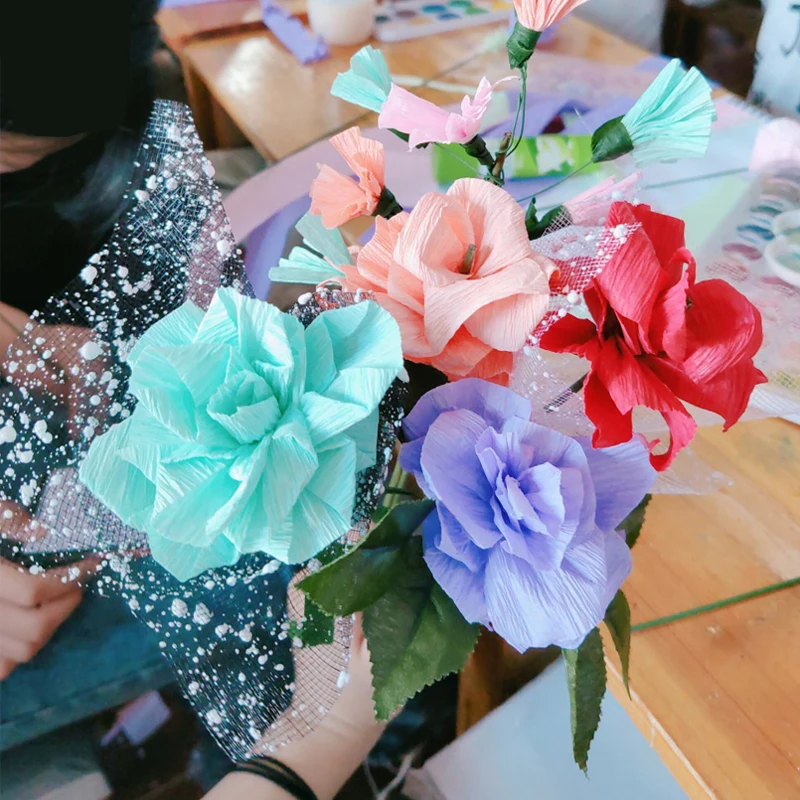 Eco Friendly Wrapping Paper Handmade and Soft Diy Floral Paper Korean Floral Wrapping Paper