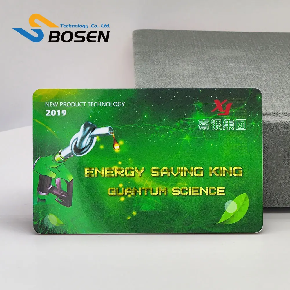 Terahertz Technology Anti Radiation Bio Around 10000cc Negative Ion Energy Saving Card