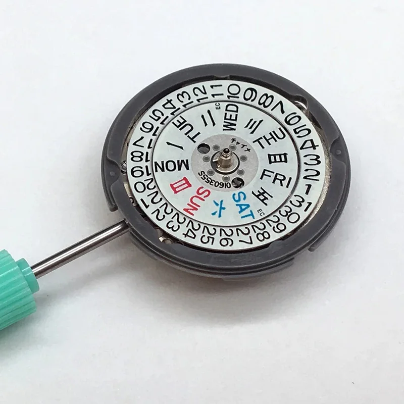 NH05 自動巻き時計ムーブメント 曜日表示 ステンレス製部品