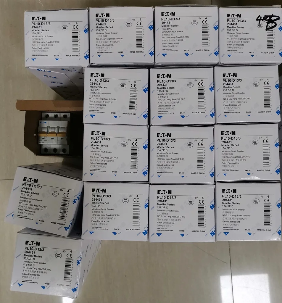 Original s XPole Miniature Circuit Breaker PL10-D13/3 Moller PL10 Series New Condition | Article No.294431