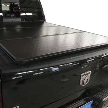 Zolionwil Excellent Hard Retractable Truck Bed Cover Tri-Fold Tonneau Cover For Ram1500