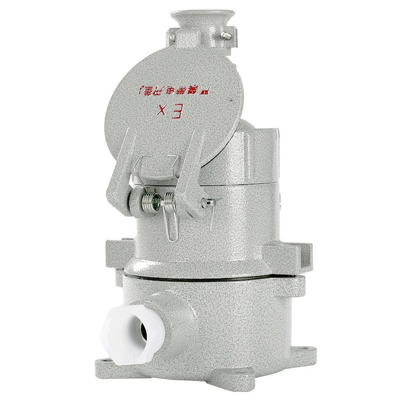 125A Mobile Plug 5 Pin Explosion Proof Industrial Plug and Socket for Oil Ex Proof Industrial Socket