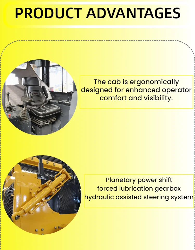 New Pushdozer 60 Ton 65 Ton 70 Ton Hydraulic Crawler Bulldozer with 18.9 m³ Blade Capacity. supplier