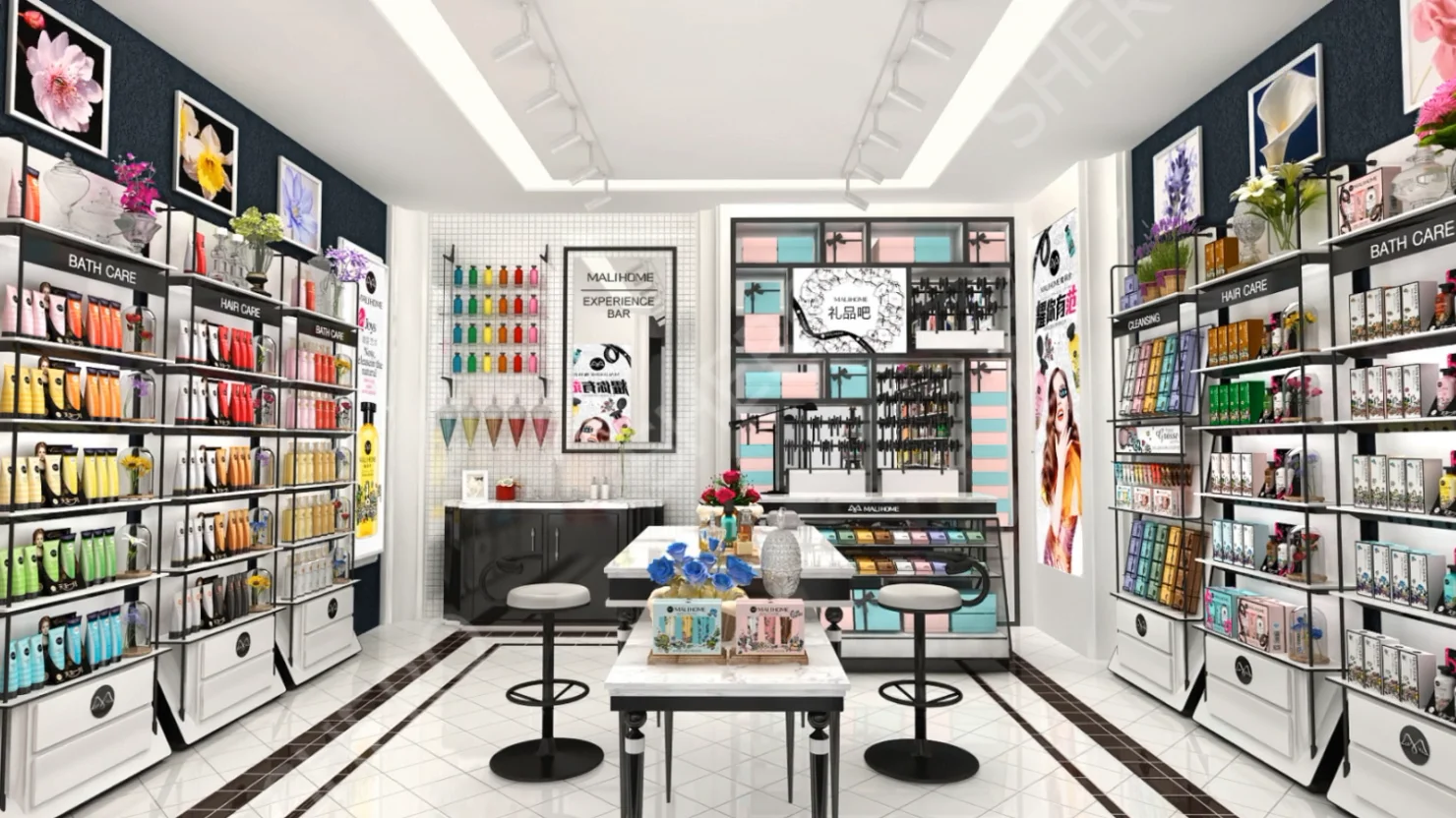 Makeupstore интернет магазин. Интерьер магазина косметики. Бутик косметики интерьеры. Небольшой магазин косметики. Маленький магазин косметики интерьер.