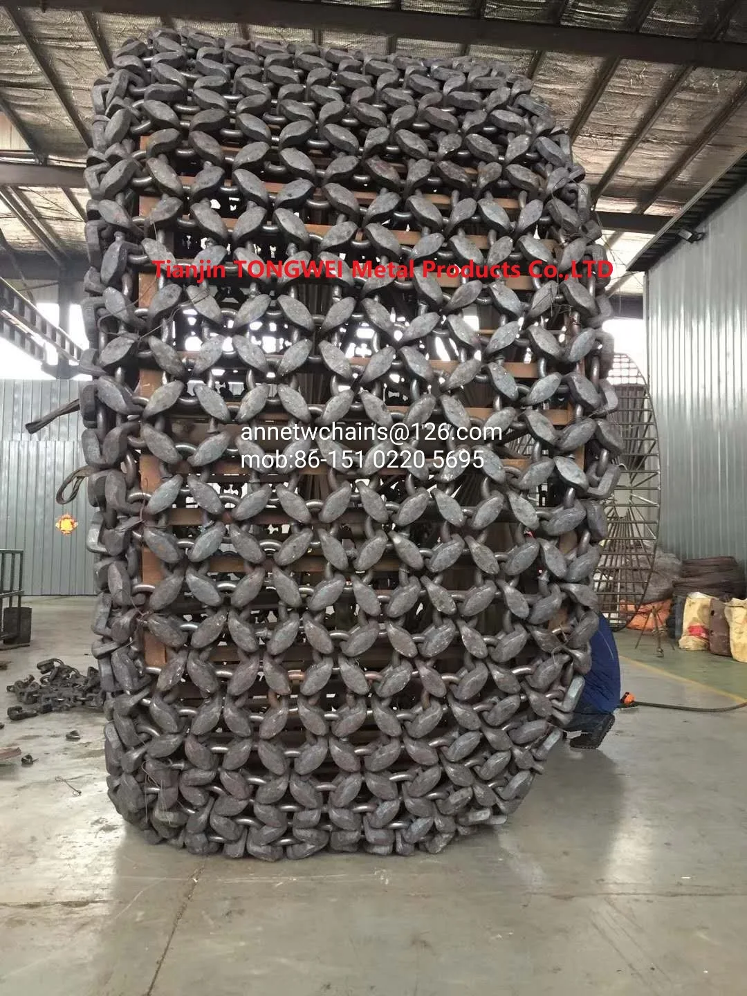 Цепь для защиты шин Wa900 45/65r45 50/65R51 55 5/80r57 875/65r29 29.5r29 26.5r25 29.5r35 высокого качества