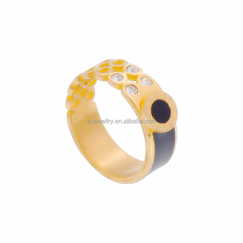 Alibaba Rings Bear Girl Gold Plated Shell Stone Diamond Blue Moissanite Custom Animal ...