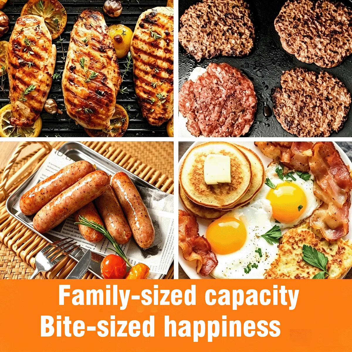 RSC Wholesale Electric LCD Digital Contact Grill with PTFE Detachable Waffle Plate Hf73a63b6c4774907802cf8c5812b4886a