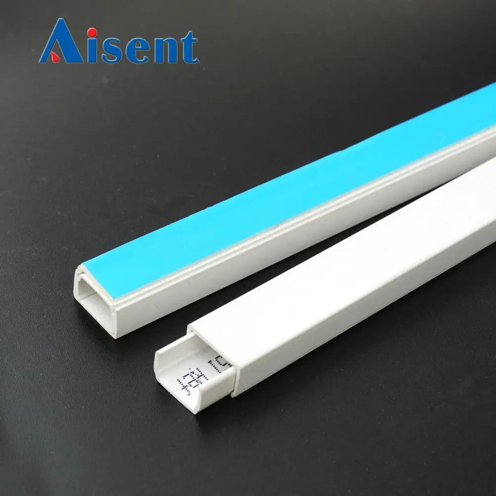 PVC Cable Trunking Wiring Ducts Channels Solid Slotted Plastic ROHS Compliant