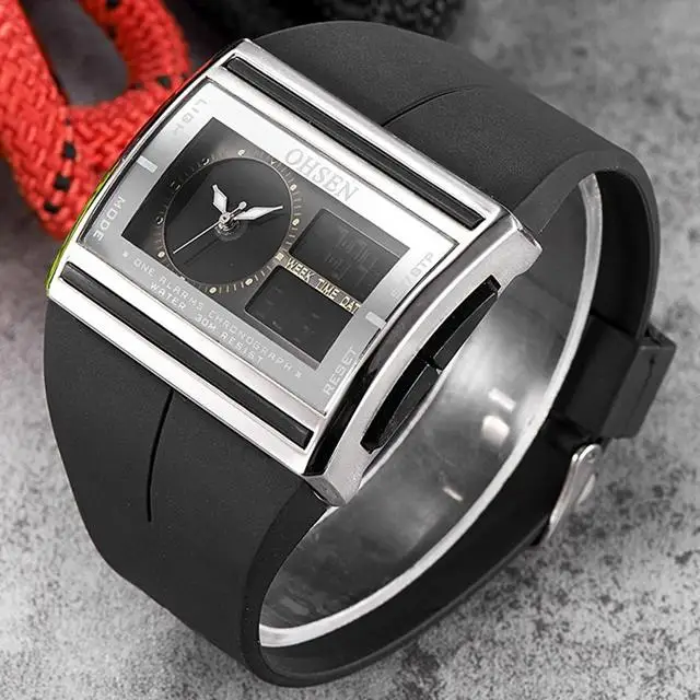 OHSEN AD0518 Waterproof Outdoor Sports Watch for Men
