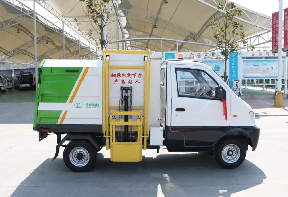 Electric Garbage Transport and Compact Tuck Turbine Electric Garbage Truck