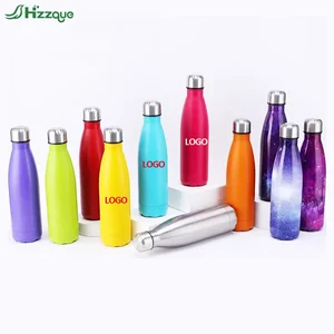 Factory Custom Logo 500ml Stainless Steel Sports Drink Bottle BPA Free Vacuum Insulated Water Cola Sports Thermos Flask 17oz