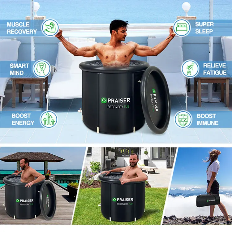 Hngematten-Badewanne  Industrielle Aufblasbare Whirlpool-Stufenheizung  mit Schwimmender Tante und Sitzfunktion (Preis-Charge)