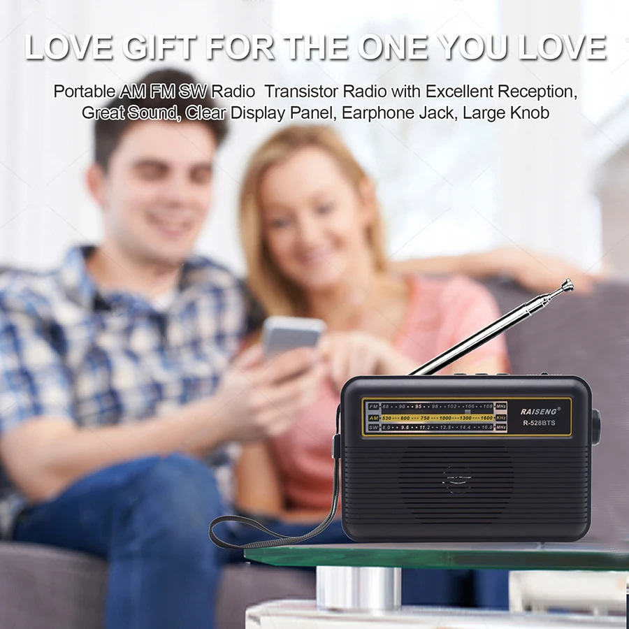 Factory Custom New Solar Panel Charging Portable Radio USB TF MP3 Music Player FM AM SW 3 Band Radio with BT
