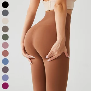 Adjustable Length Custom Logo Print Gym Workout Tight Sport Fitness Leggings Push up Seamless Yoga Pants Leggings Women