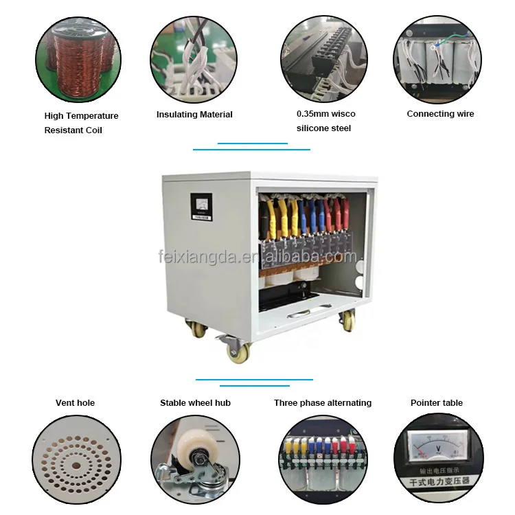 3kva 7kva 15kva 20kva 60kva 80kva 200kva 3 Phase Voltage Transformer ...