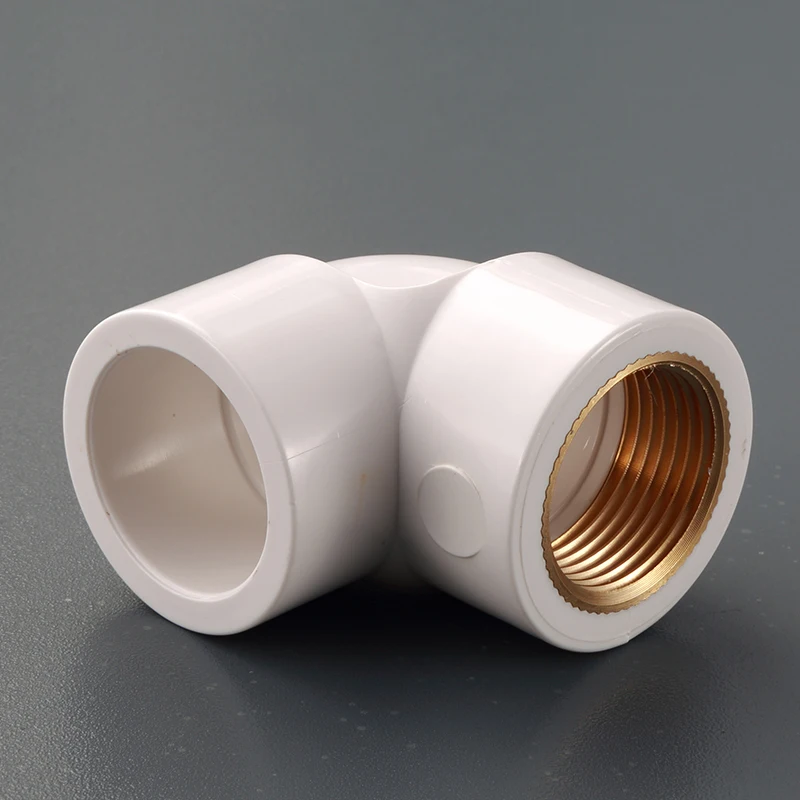 Factory Custom Seamless Plastic Pvc Pipe Fitting 90 Degree Female Elbow Brass Pvc Plumbing Pipe